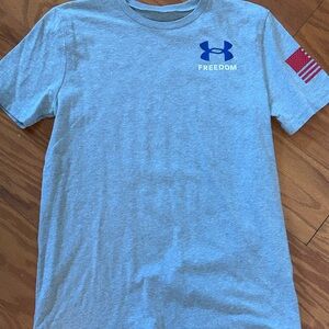 Under Armour, Freedom, boys, youth, large T-shirt.